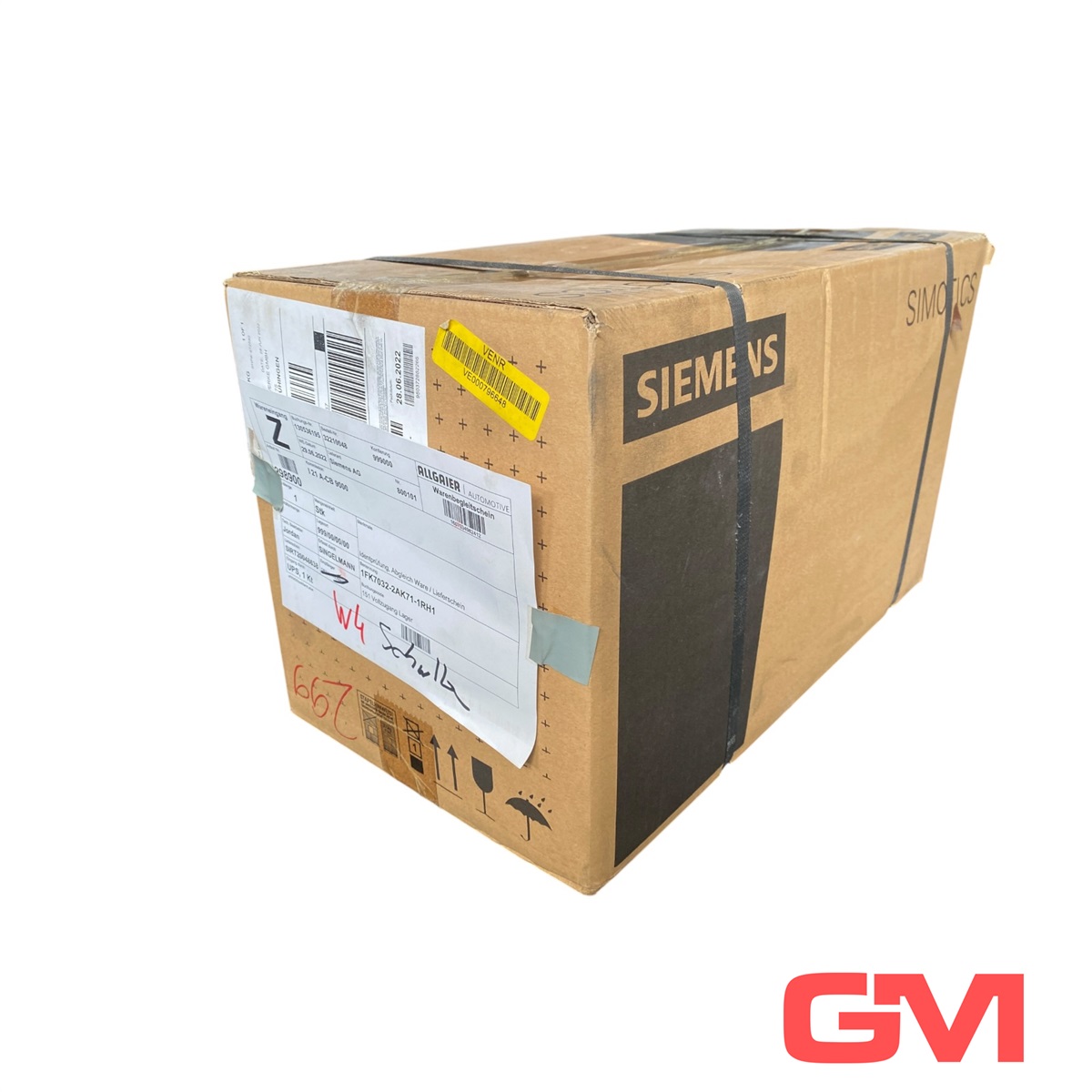 Siemens 1FK7032-2AK71-1RH1 MOTORE, SYNC, 3AC, 1.15NM, 0.5KW, 6000RPM, FRENO — Motori elettrici