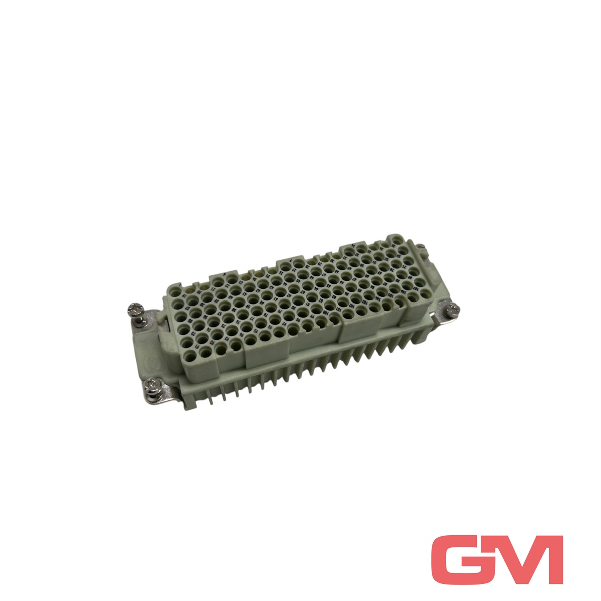 Harting 09161083101 Female Polycarbonate (PC) Crimp Termination Inserts, Rated Current: 10 A, Size: 24 B, Contacts: 108 — Steckverbinder & Stecker