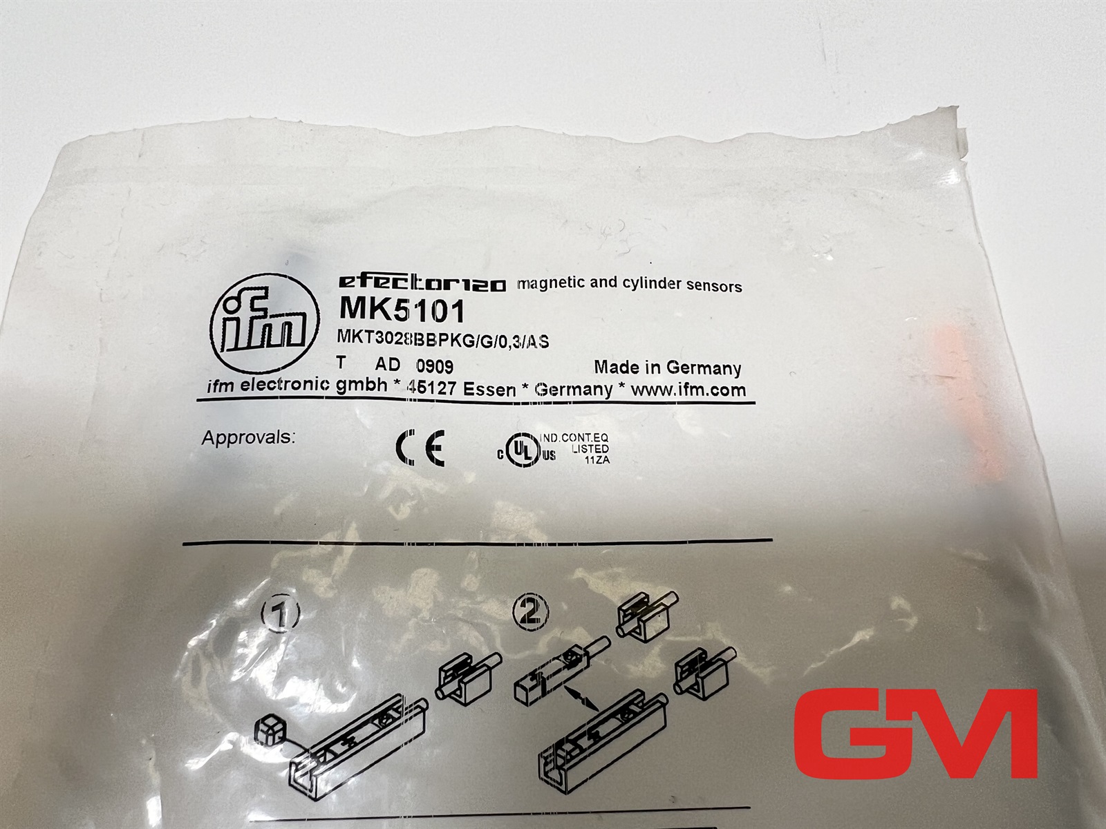 IFM TNutZylindersensor MK5101 Tslot cylinder sensor MKT3028BBPOG/G/0,3M/ZH/AS