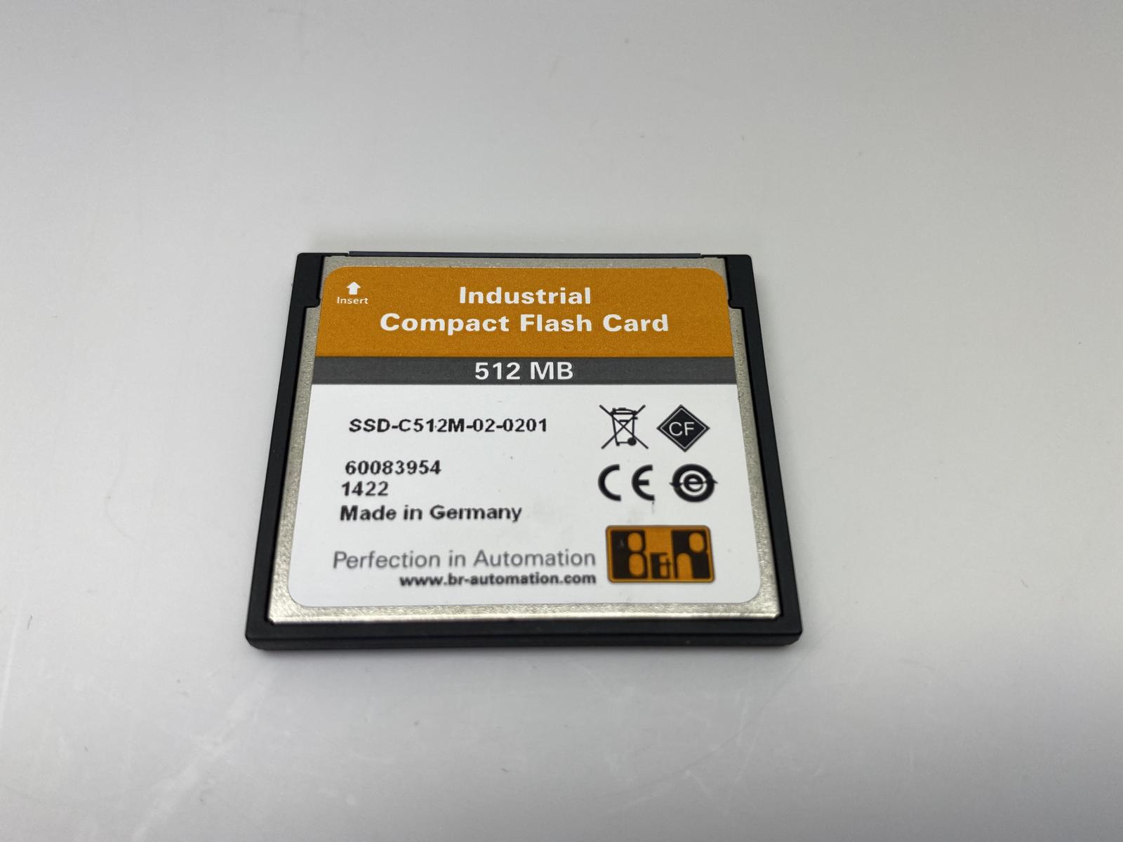 B&R Industrial Compact Flash Card 5CFCRD.051206 SSDC512M020201