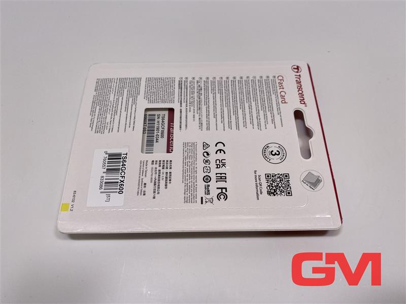 Scheda CompactFlash Transcend 64GB TS64GCFX600 – Usata, Alta Capacità Per Fotocamere