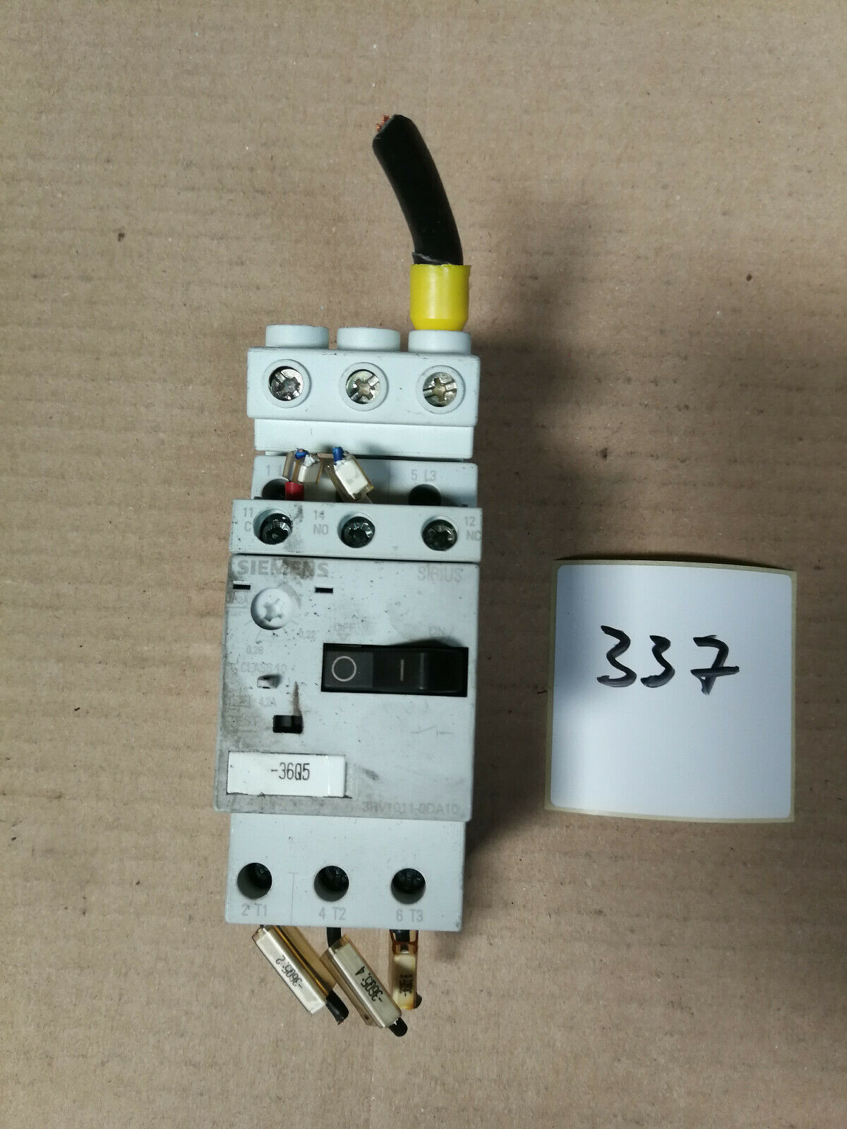 Siemens 3RV1011-0DA10 MSP, GROUP TAP, S00, CL10, 0.22-0.32A, SCREW — Circuit Breakers & Fuses