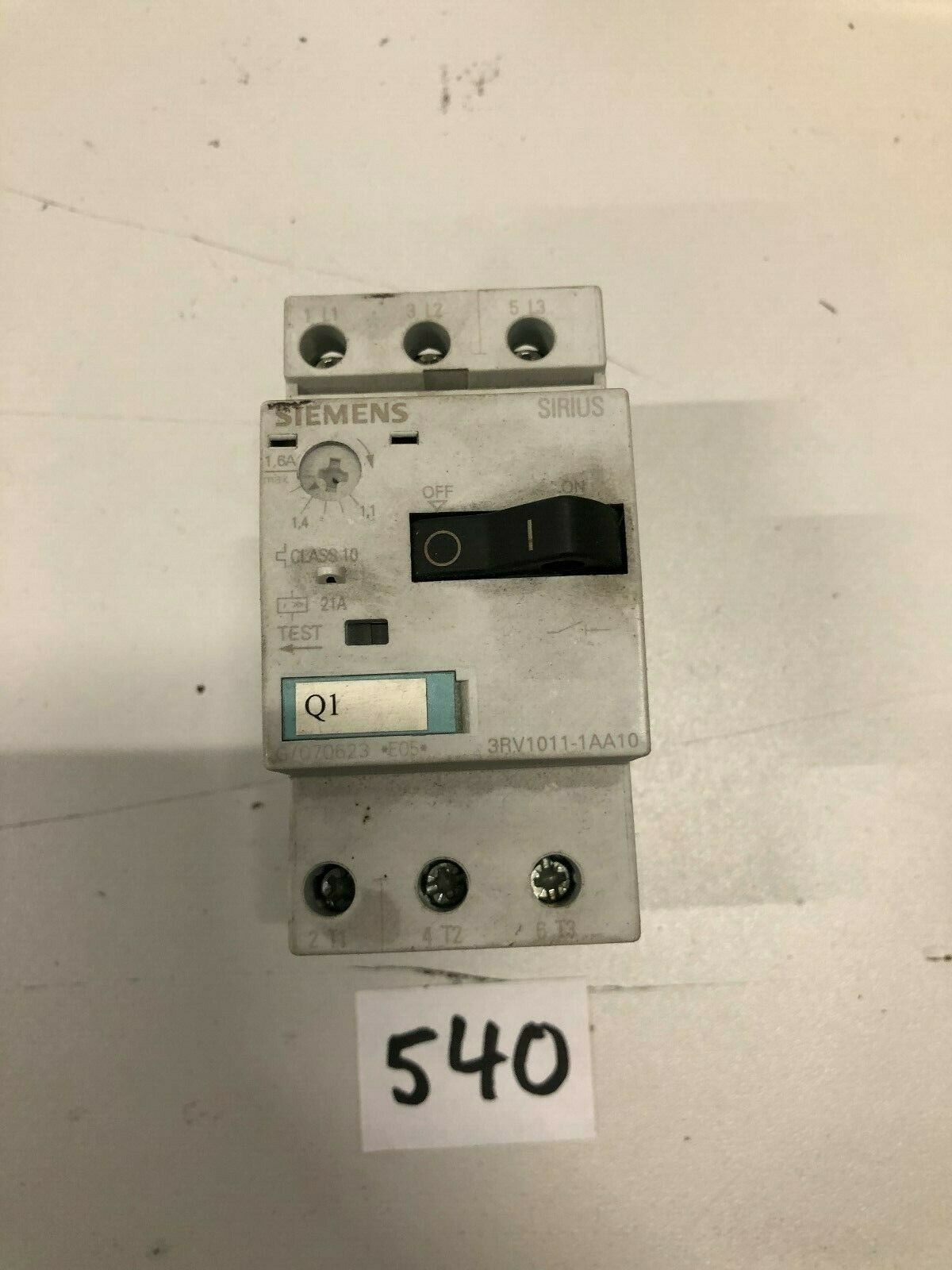 3RV1011-1AA10 Siemens, Circuit Breakers & Fuses