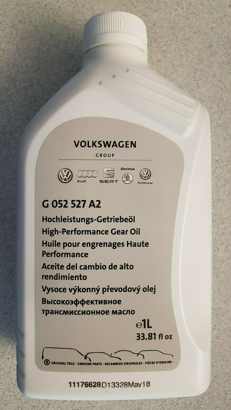 Original VW Audi Getriebeöl Schaltgetriebeöl Getriebe Öl 1L G052527A2