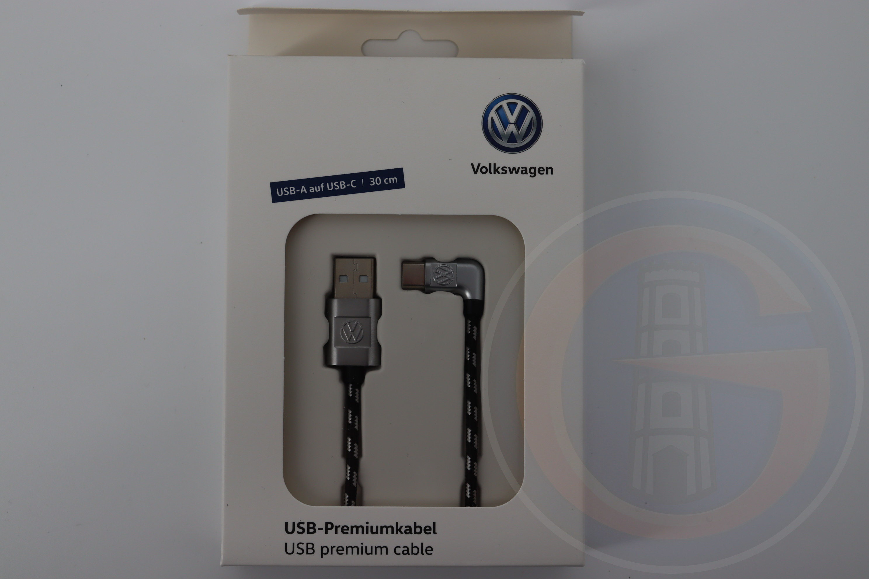 VW USB A auf Apple Lightning Premiumkabel 70 cm Ladekabel Datenkabel 000051446AG 