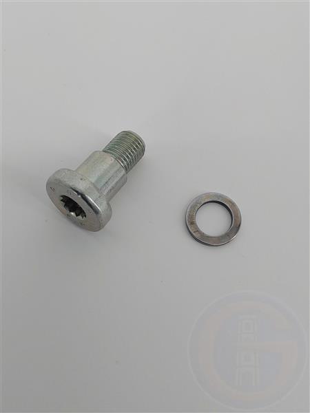 Original VW Zylinderbundschraube Gurtführung oben mit Unterlegscheibe N98924301 N90900602