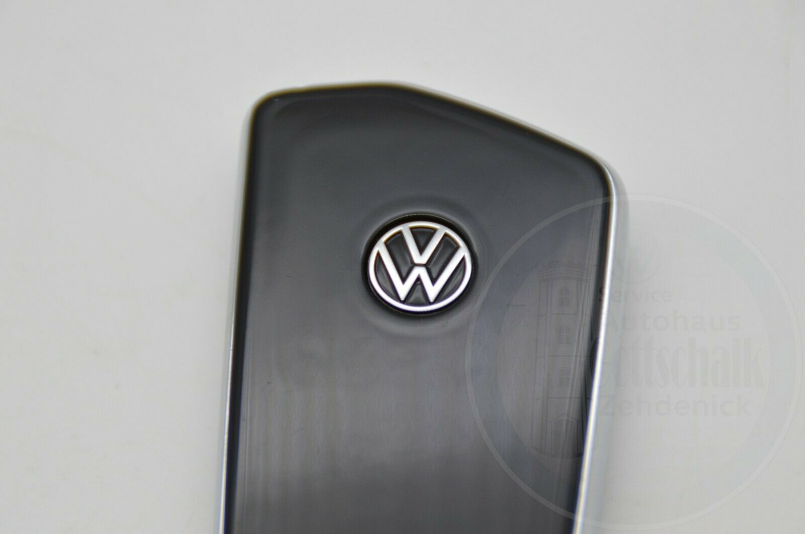 Original VW Schlüsselemblem Schlüssel Emblem schwarz/chrom 10mm 5H0837891 FOD