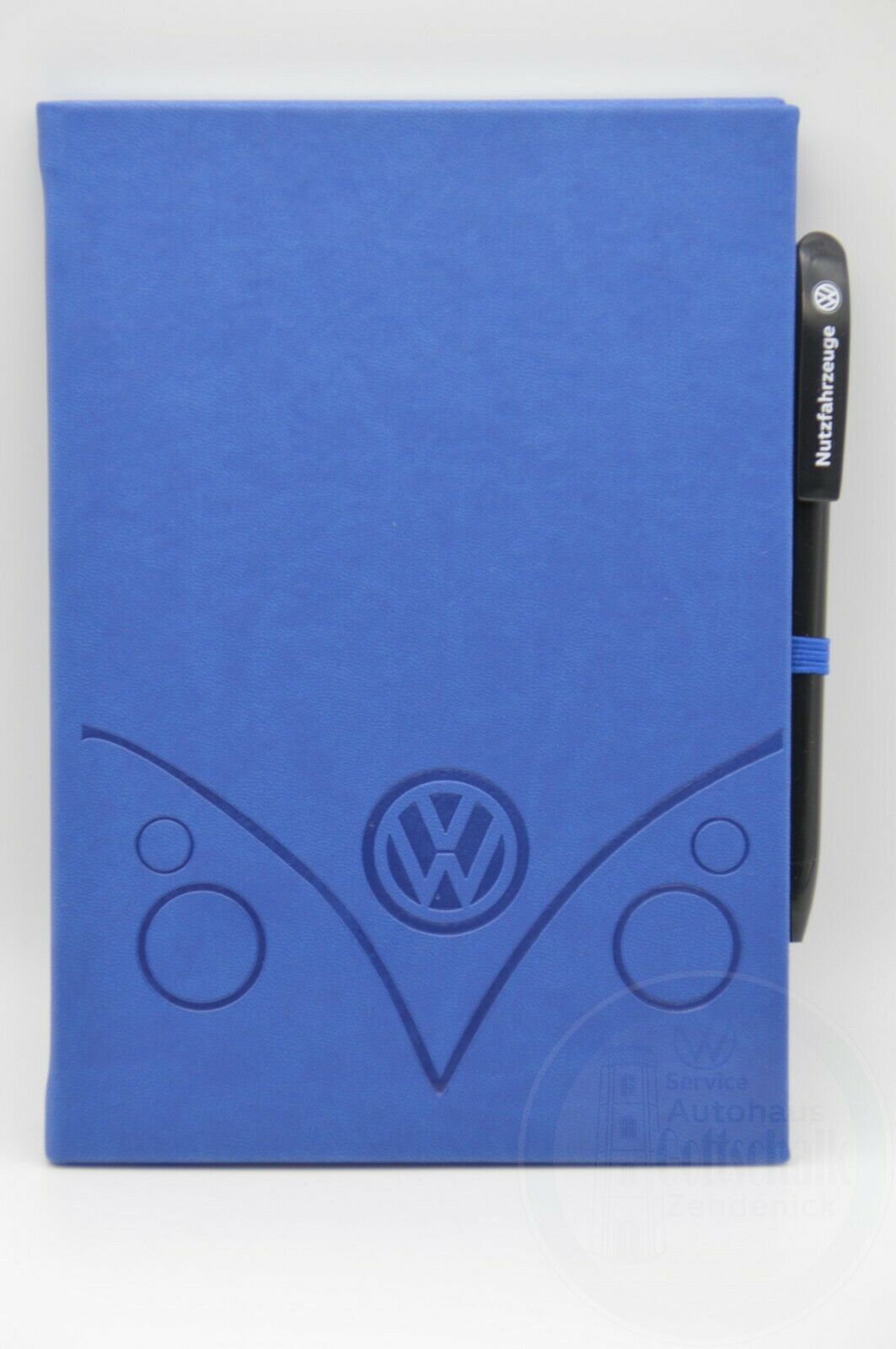 Original VW Notizbuch Notizblock Bulli T1 mit Kugelschreiber  DIN A5 blau NEU