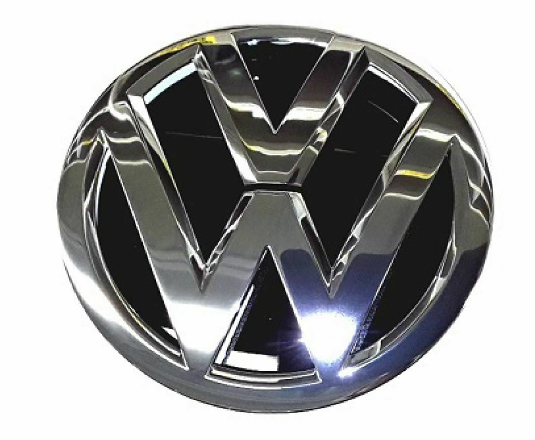 Original VW Golf VII 7 VW Emblem Zeichen Logo Heckklappe chrom schwarz 5G0853617A