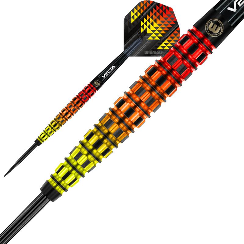 Winmau Darts Firestorm Flame Tapered 90% 21g 23g (Steel Dart