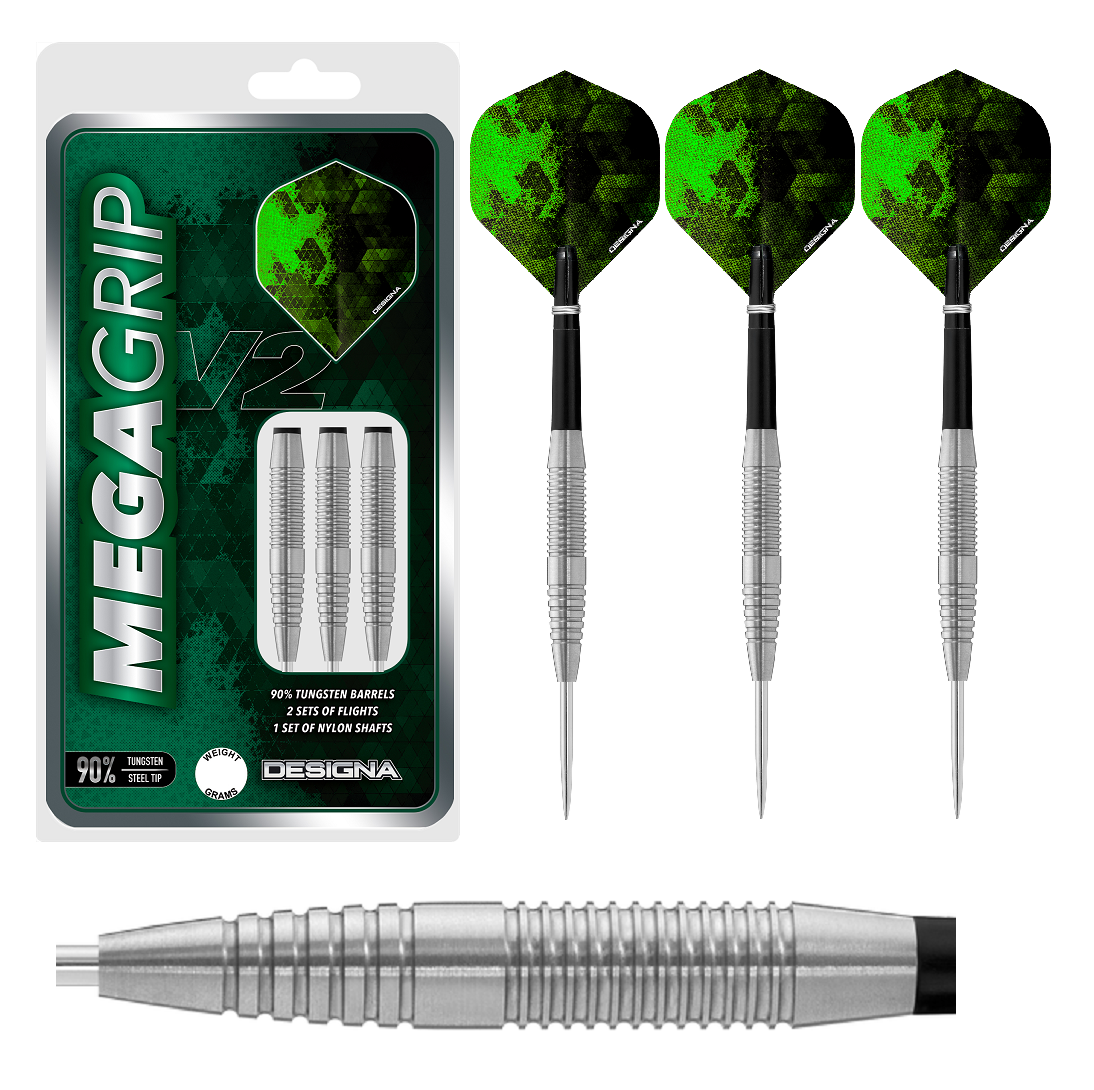 Designa Darts - Mega Grip V2 M3 - Steeldart