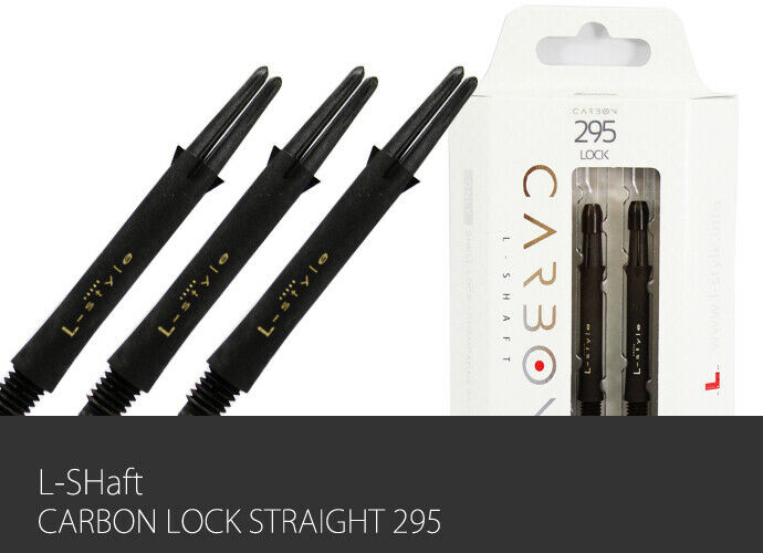 L-Style Shaft - Carbon Lock Straight 295 - Black  42,5mm