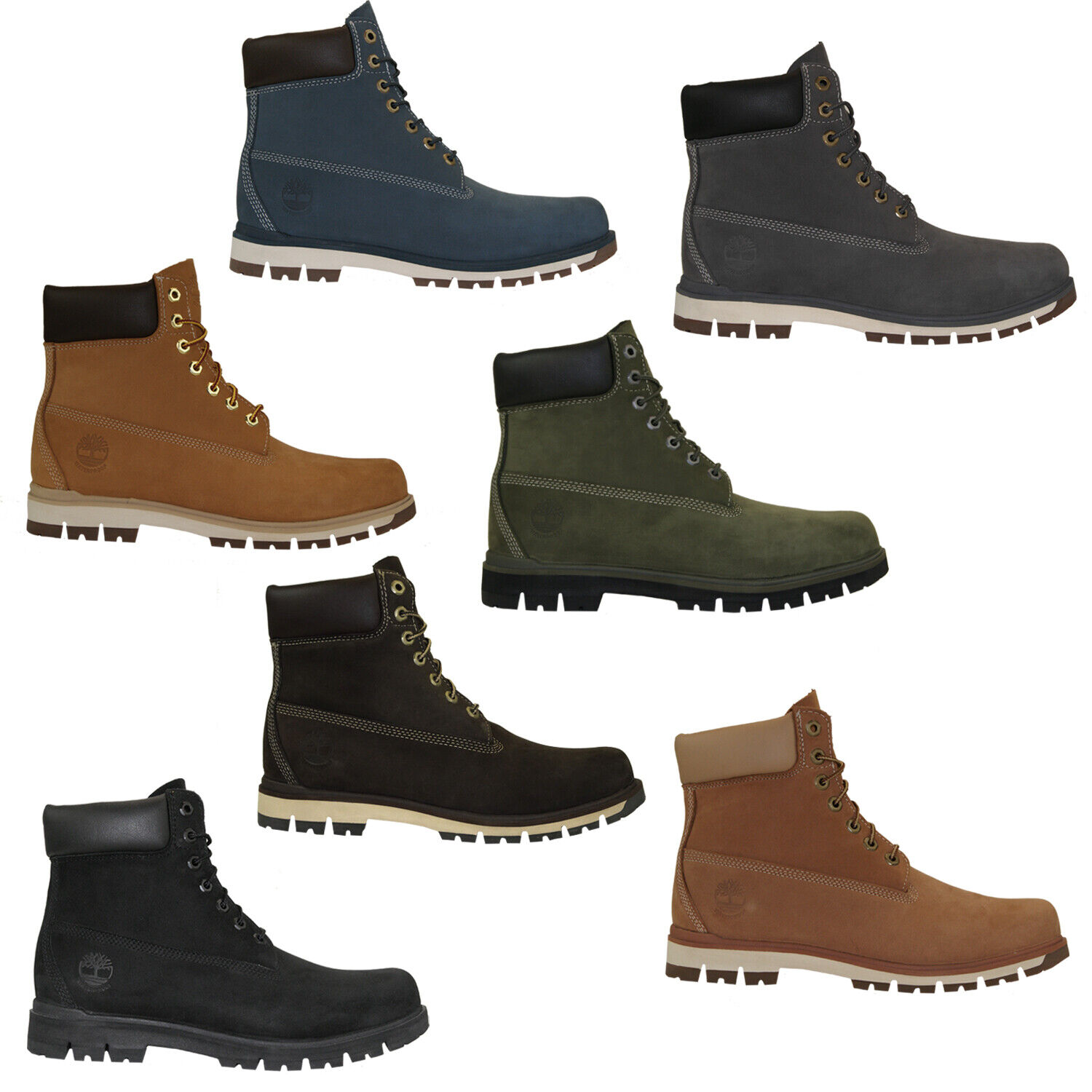 Timberland 6 Inch Boots Radford Waterproof Herren Schuhe Stiefel SensorFlex Farbe Grau Schuhgröße EUR 43,5 US 9,5W