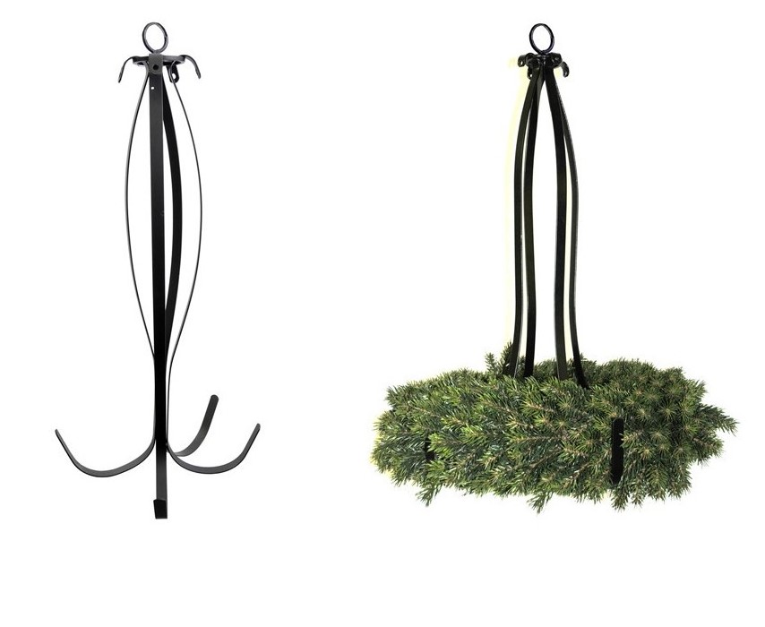 Kranzhalter, freihängend, für Advendskranz, Osterkranz, Dekokranz, Metall 75cm