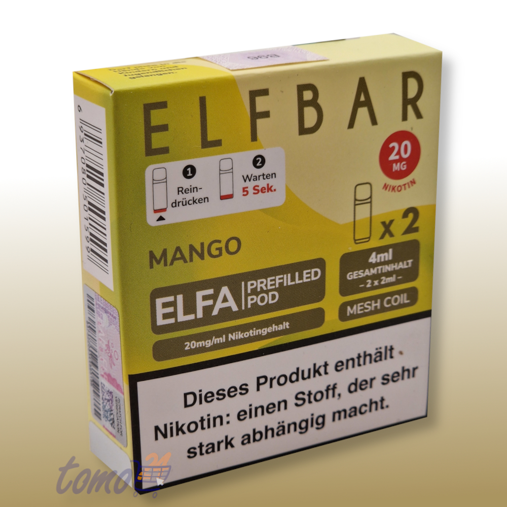 Elfa 600 Elfa Elfbar 600 E-Zigaretten Mehrweg Wiederaufladbar Pods-System | eBay