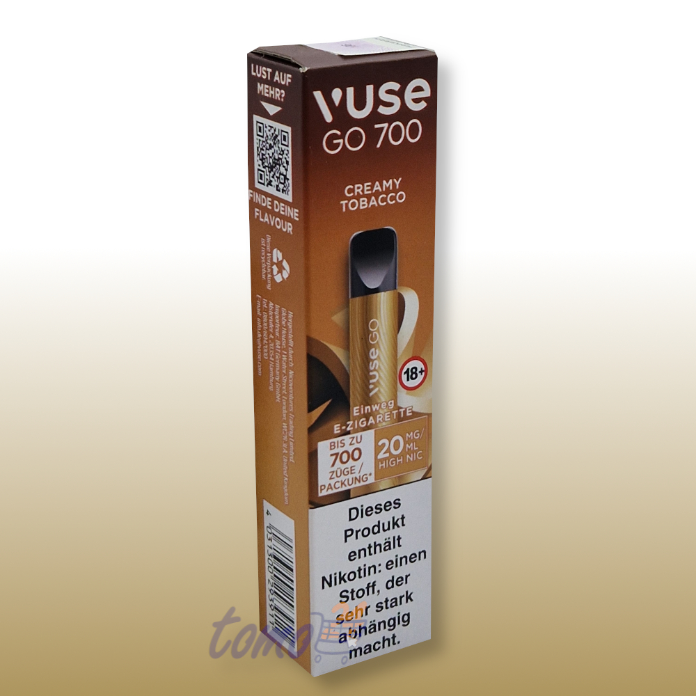 Vuse Go 700 Einweg E-Zigarette 700 Züge Nikotin und Geschmäcker Wählbar - Bild 10 von 11