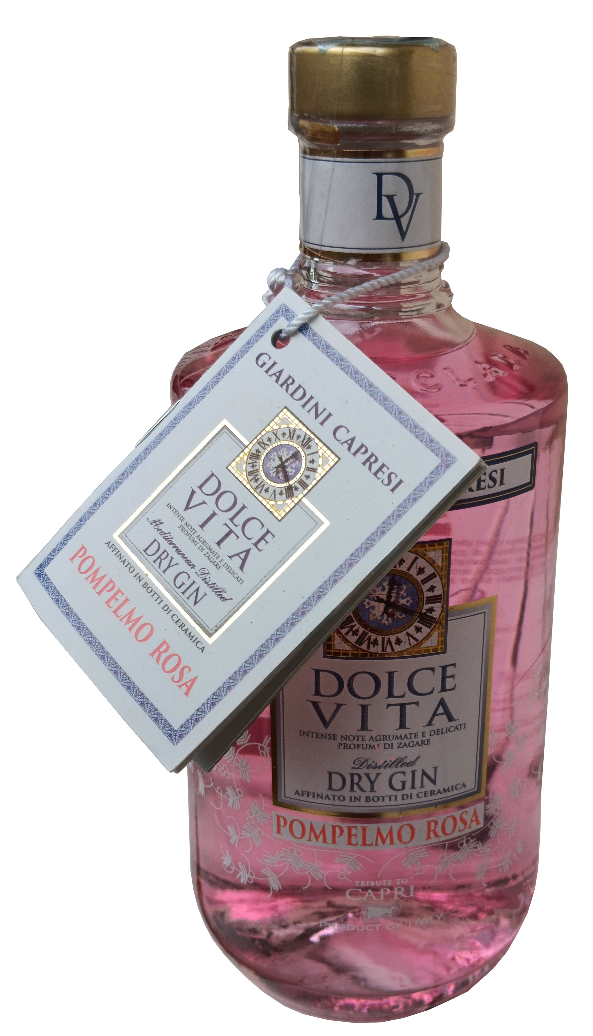 Dolce Vita Dry Gin Pompelmo Rosa 40% Alkohol
