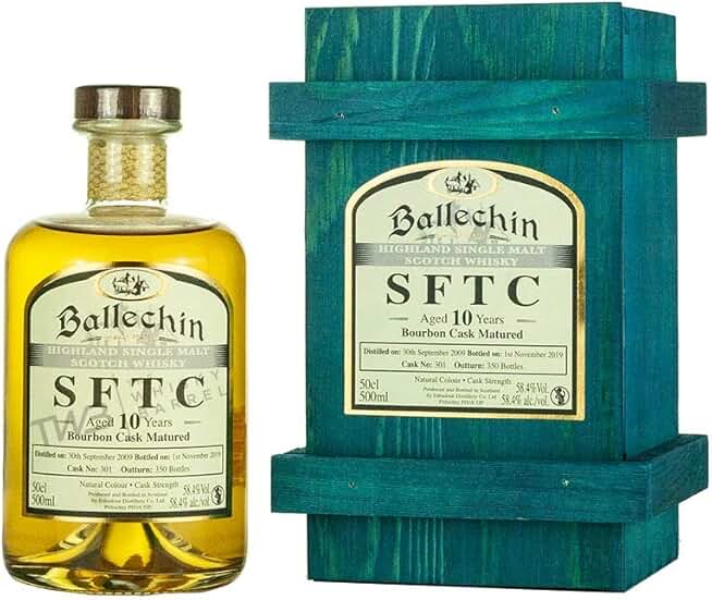 Edradour Ballechin SFTC 10 Years Old Bourbon Cask Matured 52,7% Alkohol