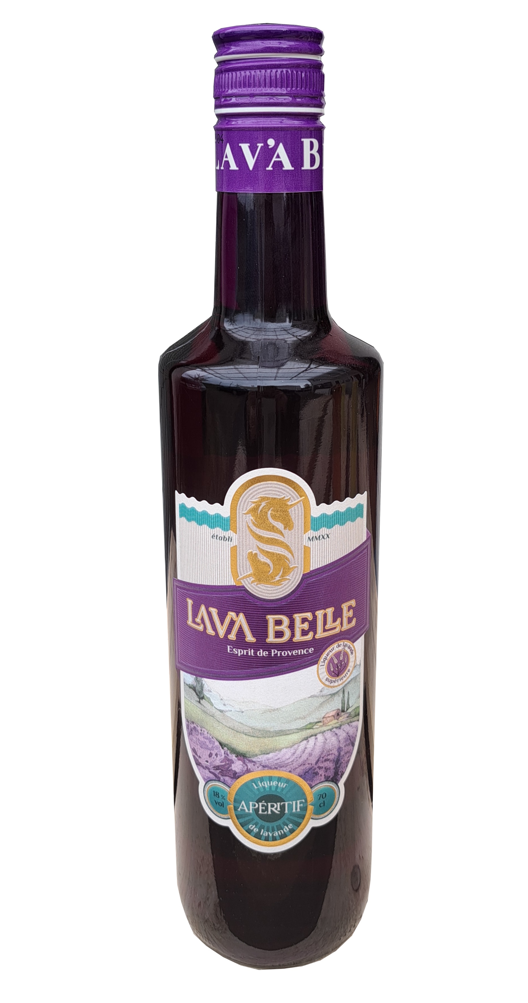 Lava Belle Apéritif Lavendellikör 18% Alkohol 0,7l