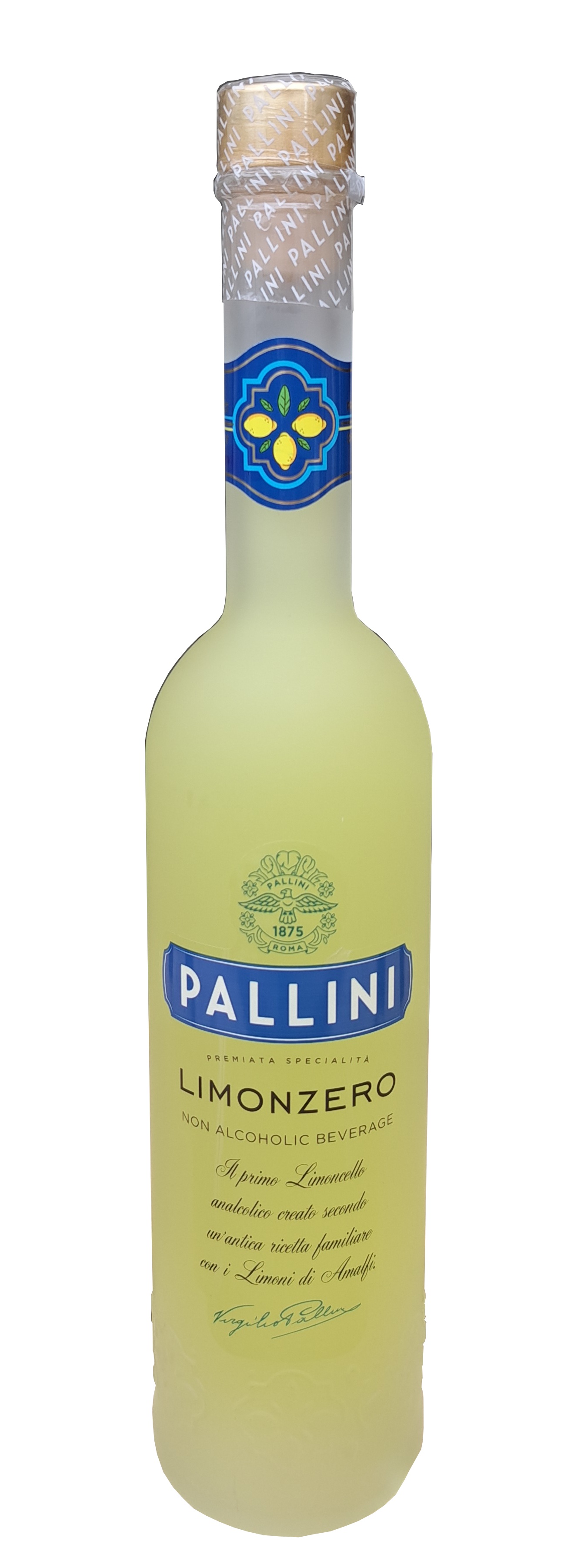 Pallini Limonzero 0,5l ohne Alkohol mit MHD