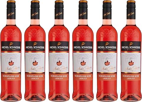 Michel Schneider Dornfelder rose´ lieblich 11% Alkohol