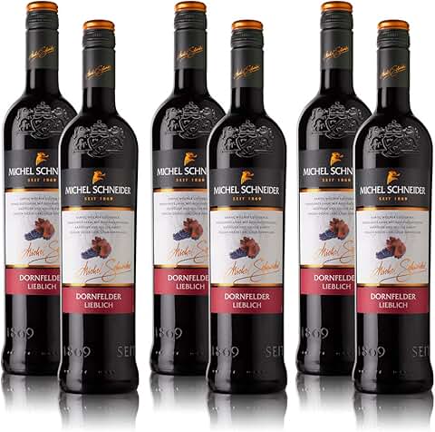 Michel Schneider Dornfelder rot lieblich 11% Alkohol