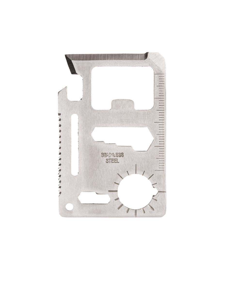 CHECKKARTEN SURVIVAL TOOL BLANK M.HÜLLE