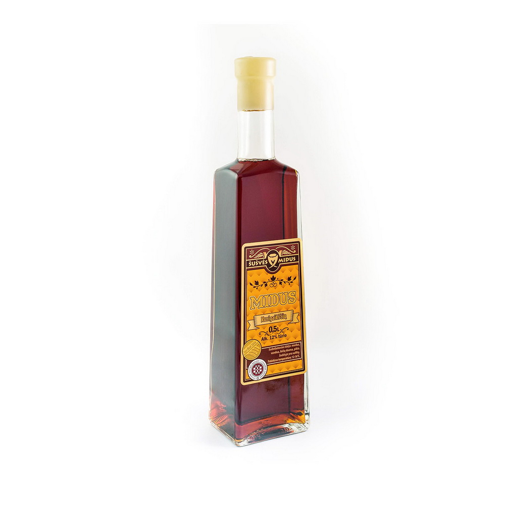 Honigwein Met 0,5 L | 12 vol.% | Fürsten Met aus Litauen mit Bienenbrot Propolis