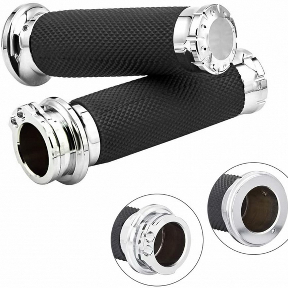 Lenkergriffe für Harley Chrome 1'' Softail Schlank FLS Deluxe Touring Road