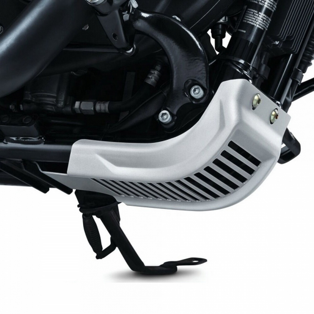 Motorschutz Silber für Harley Sportster XL1200 XL883 48 72 04-19 Chassis Chin