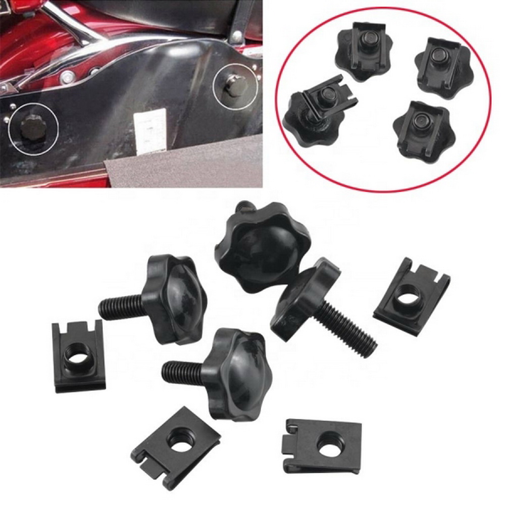 Schrauben Satteltasche Schwarz für Harley Touring FLT FLHT FLHTCU FLHRC Street