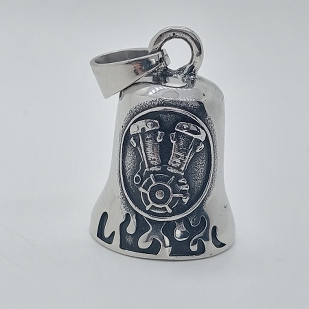 Motorrad Glocke Motor Big Tween Glücksbringer Stahl Universal für Harley