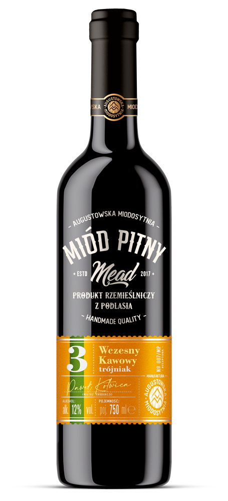 Kaffee Honigwein Met 0,75 L | 12 vol.% | aus Polen Metwein Mead Honig Wein süß.