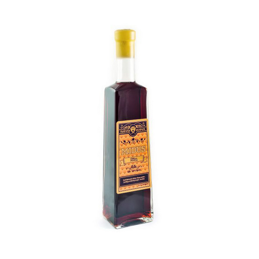 Honigwein Met 0,5 L | 14 vol. % | Met aus Litauen Lindenblütenhonig und schwarzen Johannisbeeren