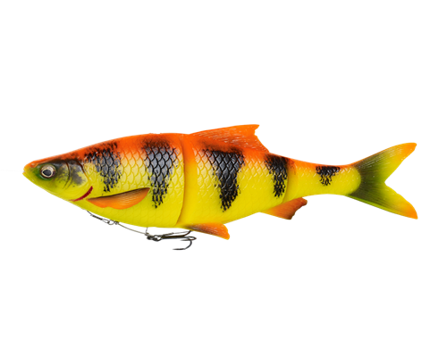Savage Gear 4D Line Thru Trout - Gummiforelle Gummifisch, Farbe:Lemon Trout, Länge/Gewicht/Schwimmverhalten:20cm / 93g / Langsam Sinkend