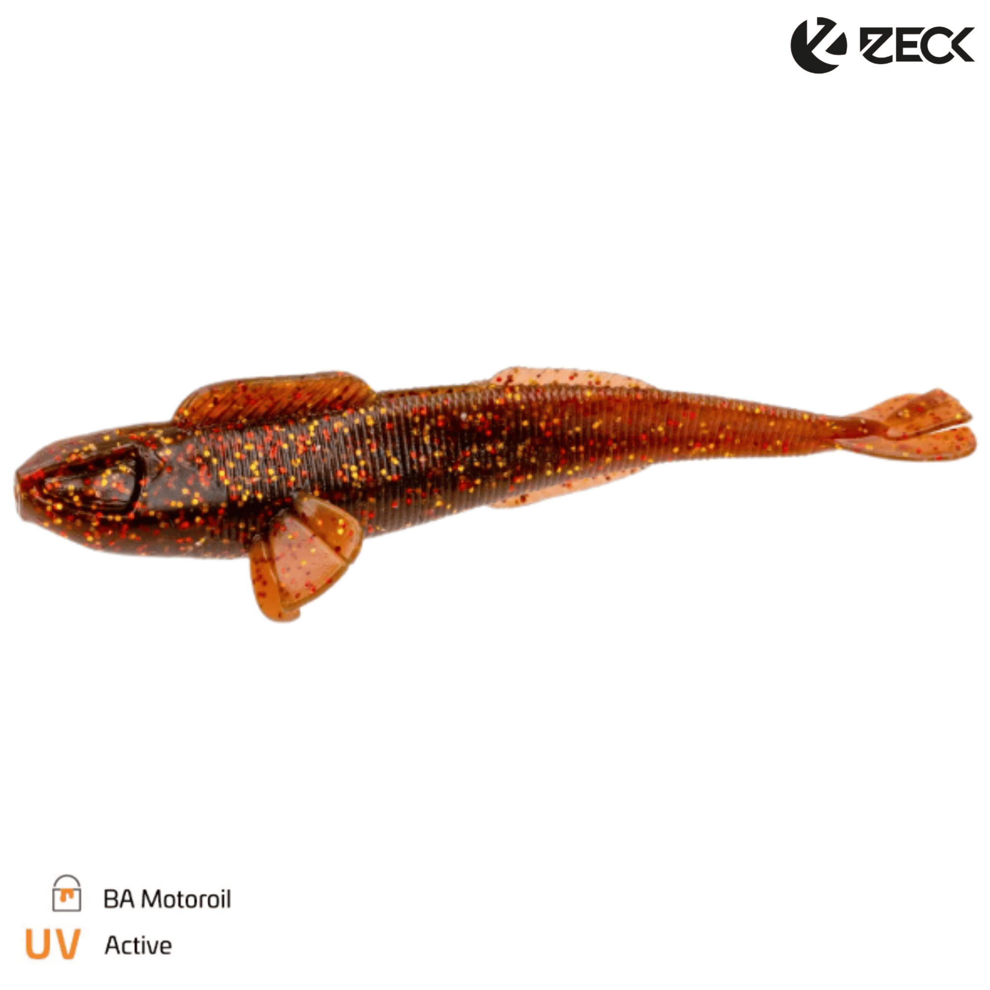 Zeck Finesse Goby 7,0cm 8,5cm Grundelimitat Gummiköder 5 Stk. Ned Jig Offset