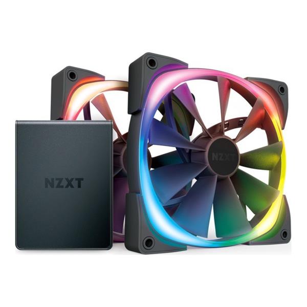 NZXT Gehäuselüfter AER RGB 2 Schwarz 2x 140mm (B-Ware)