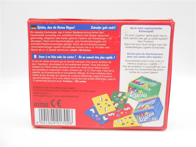 Schmidt Spiele Ligretto Fußball Edition 2008 – Rasantes Kartenspiel Für 2–6 Spieler, Rot Gegen Weiß, Ab 8 Jahren