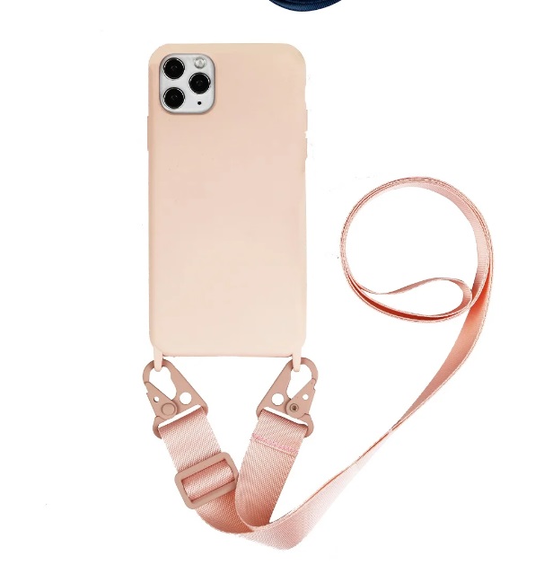 Schutzhülle Apple iPhone 13 Pro Max Hülle breites Band Handykette Bag Handy Gurt - Bild 8 von 10