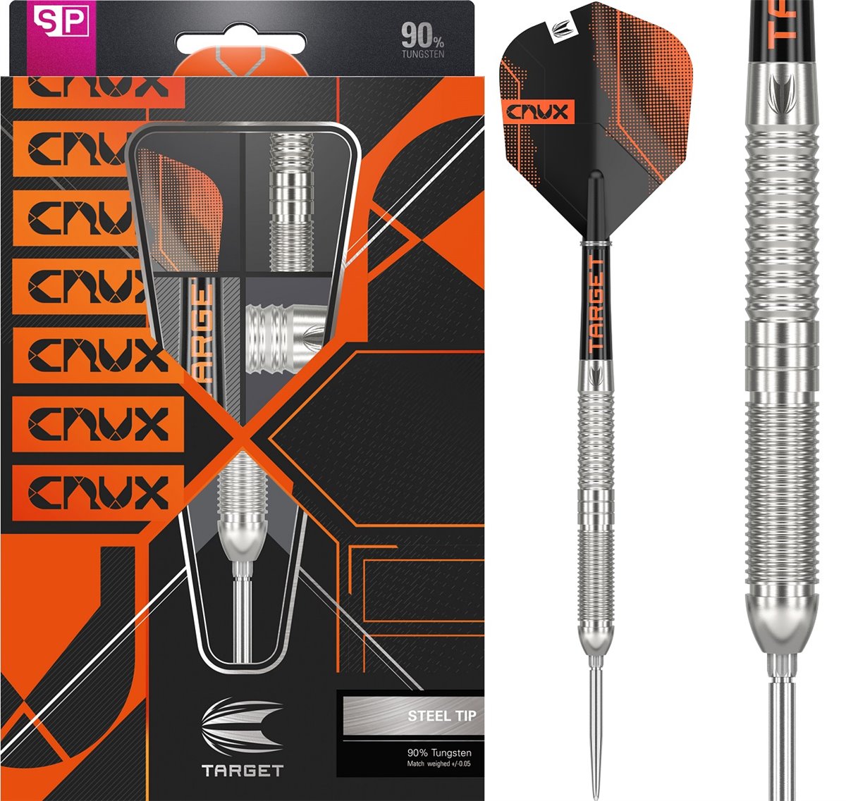 Target CRUX 01 Steeldarts 22g 23g 24g Dartpfeile Steel Dart Darts Swiss Point - Bild 4 von 6