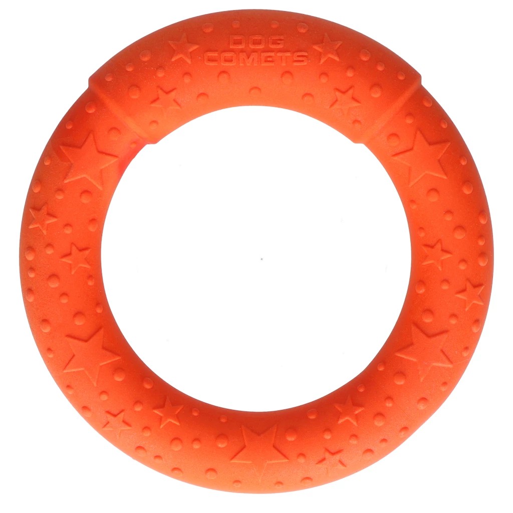 Dog Comets UFO Ring Hundespielzeug Wasserspielzeug schwimmt in Orange