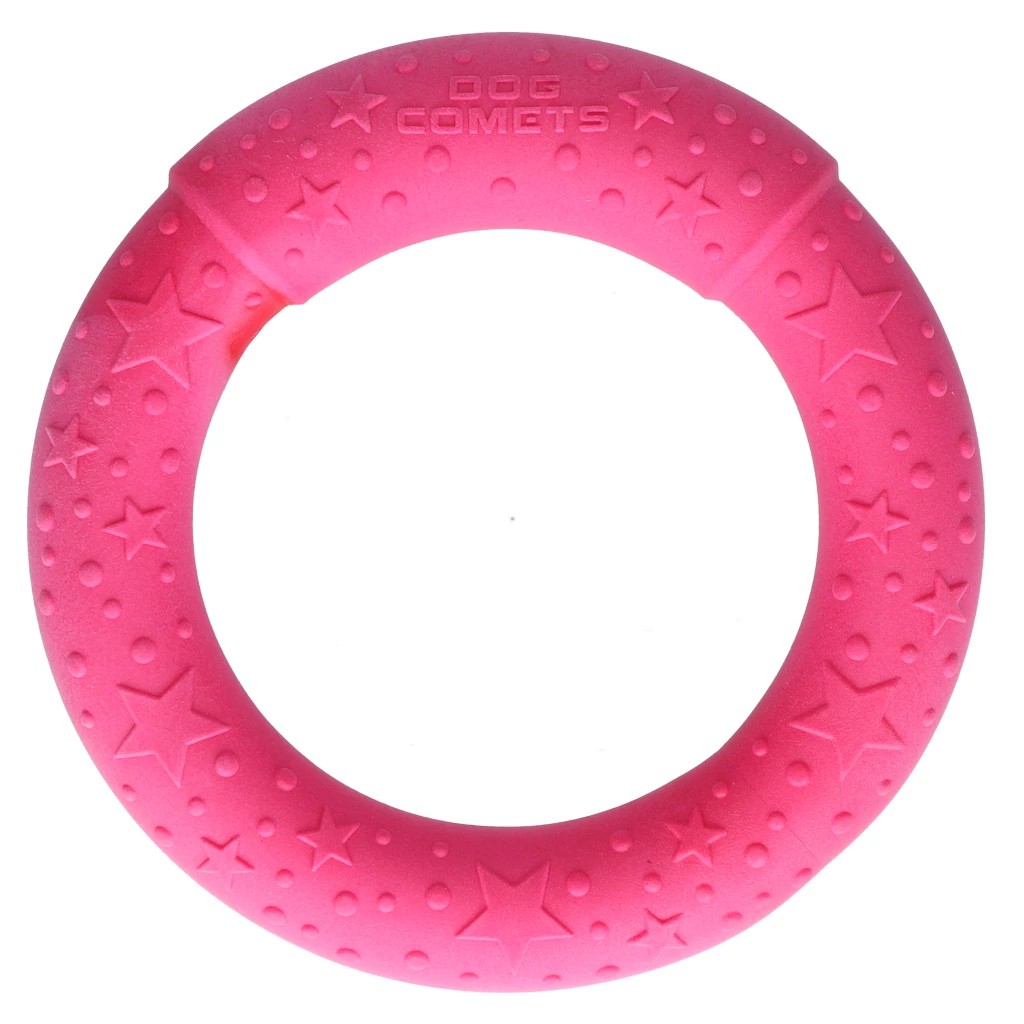 Dog Comets UFO Ring Hundespielzeug Wasserspielzeug schwimmt in Rosa