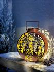Weltbild LED-Dekoleuchte Winterwald für Haus und Garten, Rost-Optik