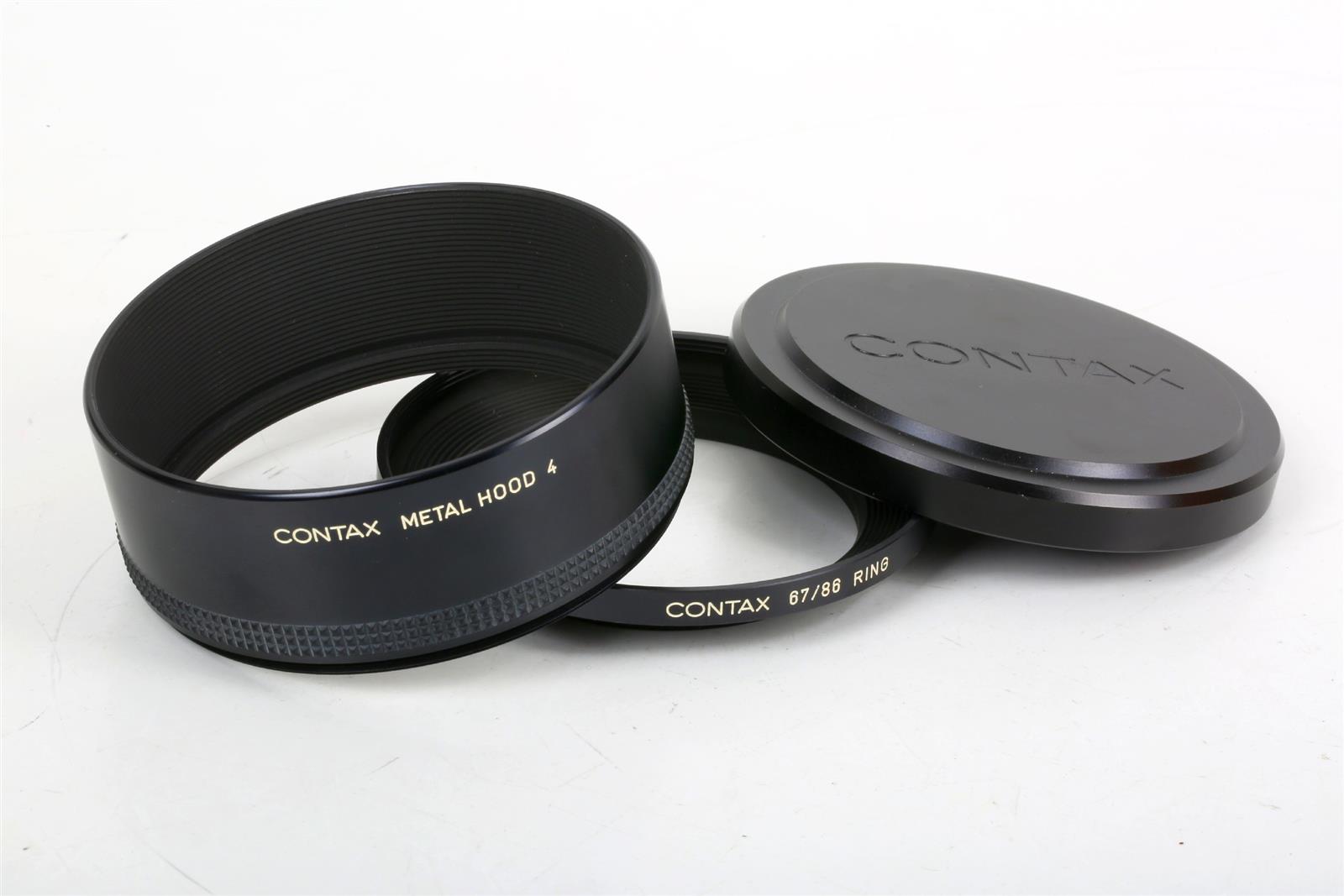 Contax Sonnenblende 67/86mm Matell mit Ring und Deckel heidi-foto