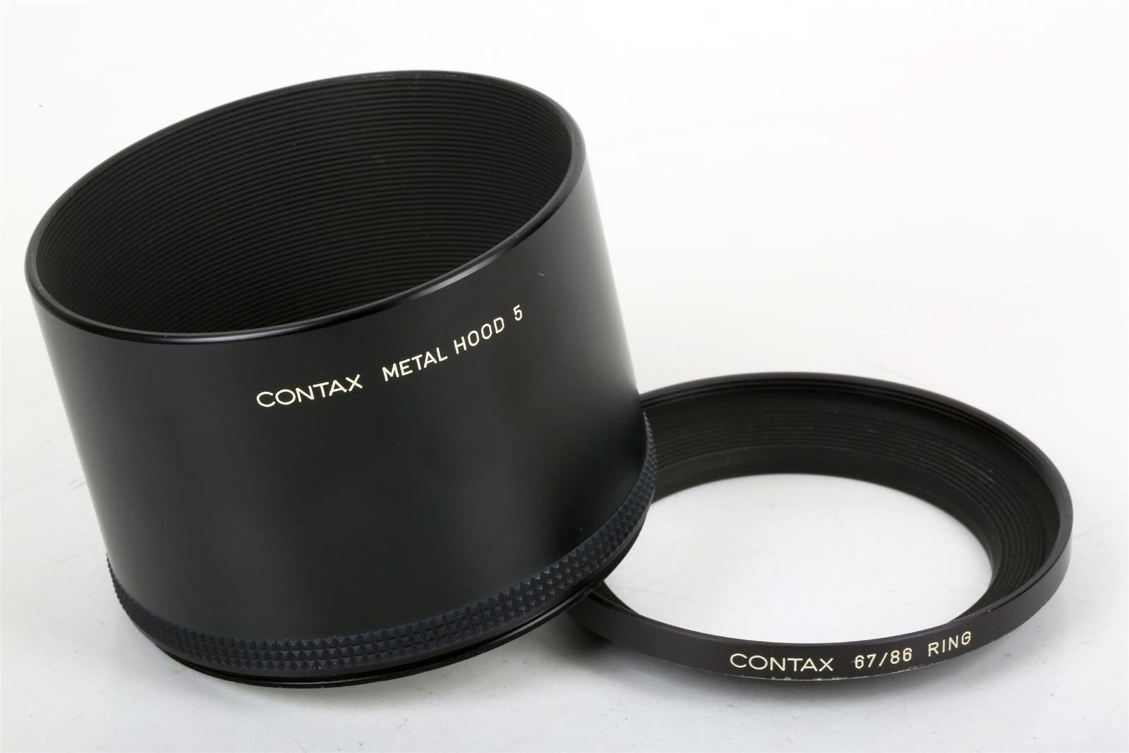 Contax Metal Hood 5 67/88mm mit Ring heidi-foto