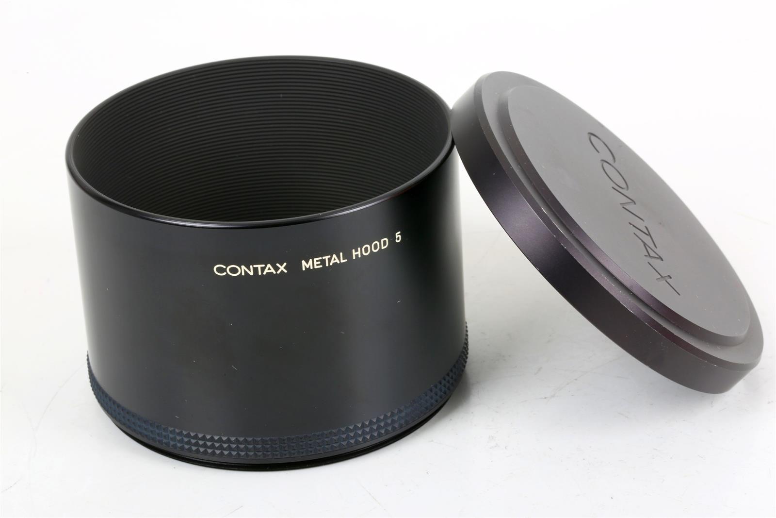 Contax Metal Hood 5 mit Deckel 86mm Sonnenblende heidi-foto