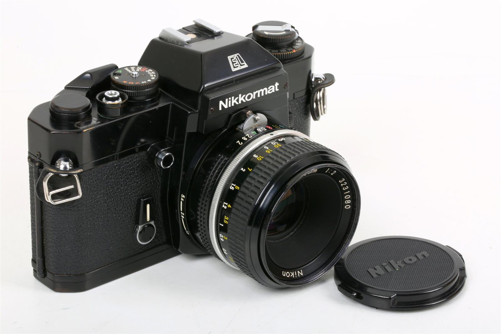 Nikon EL Nikkormat Gehäuse + 50mm/2.0 neue Dichtungen/Dämpfer 555887 heidi-foto