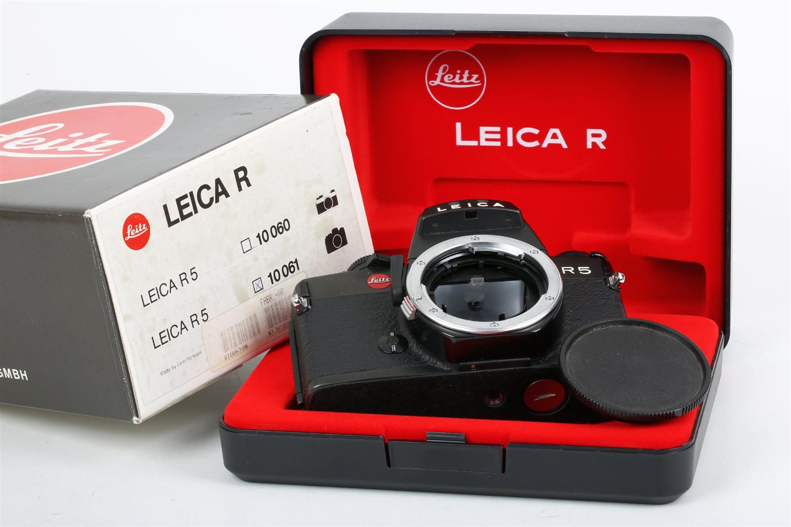 Leica R5 Gehäuse body black Box OVP Dichtungen/Dämpfer neu 1699850 heidi-foto