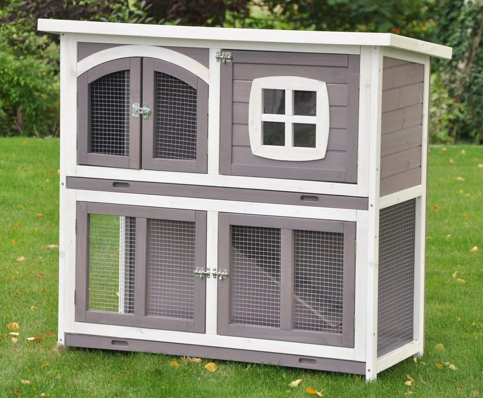 Kleintierstall Murmel taupe