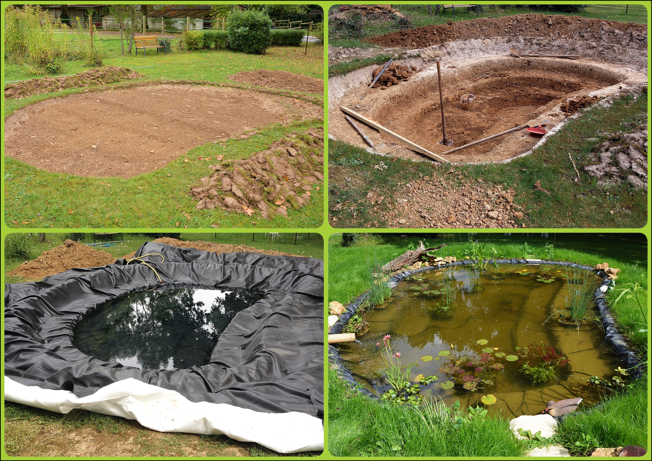 Teichfolie PVC 6m x 4m 1,0mm schwarz Folie für den Gartenteich Teich